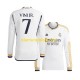Camisola Real Madrid Vinicius Junior 7 Homem Equipamento Primeiro 2023-2024 Manga Comprida